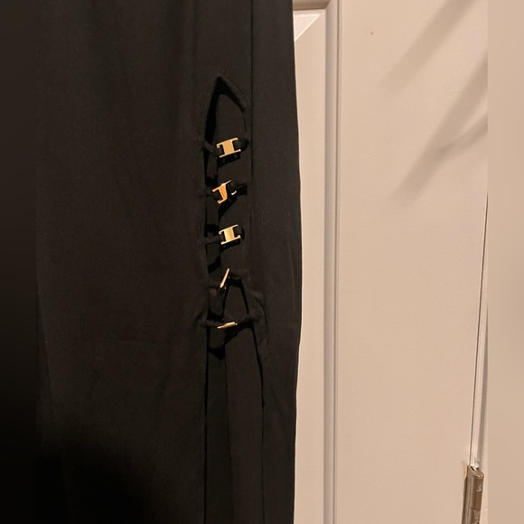 Side Slit Maxi Dress -Black NWT - Picture 4 of 6
